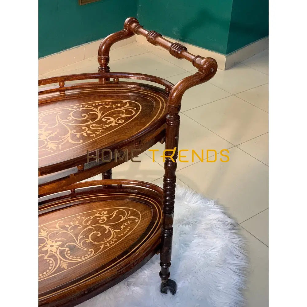 Diana Solid Wood Tea Trolley