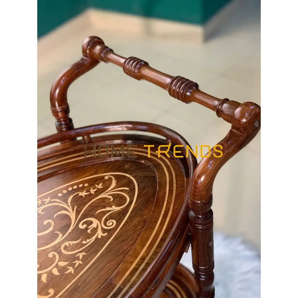 Diana Solid Wood Tea Trolley