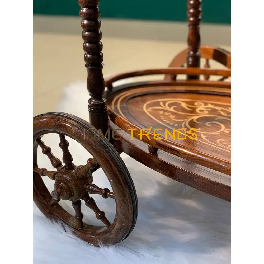 Diana Solid Wood Tea Trolley