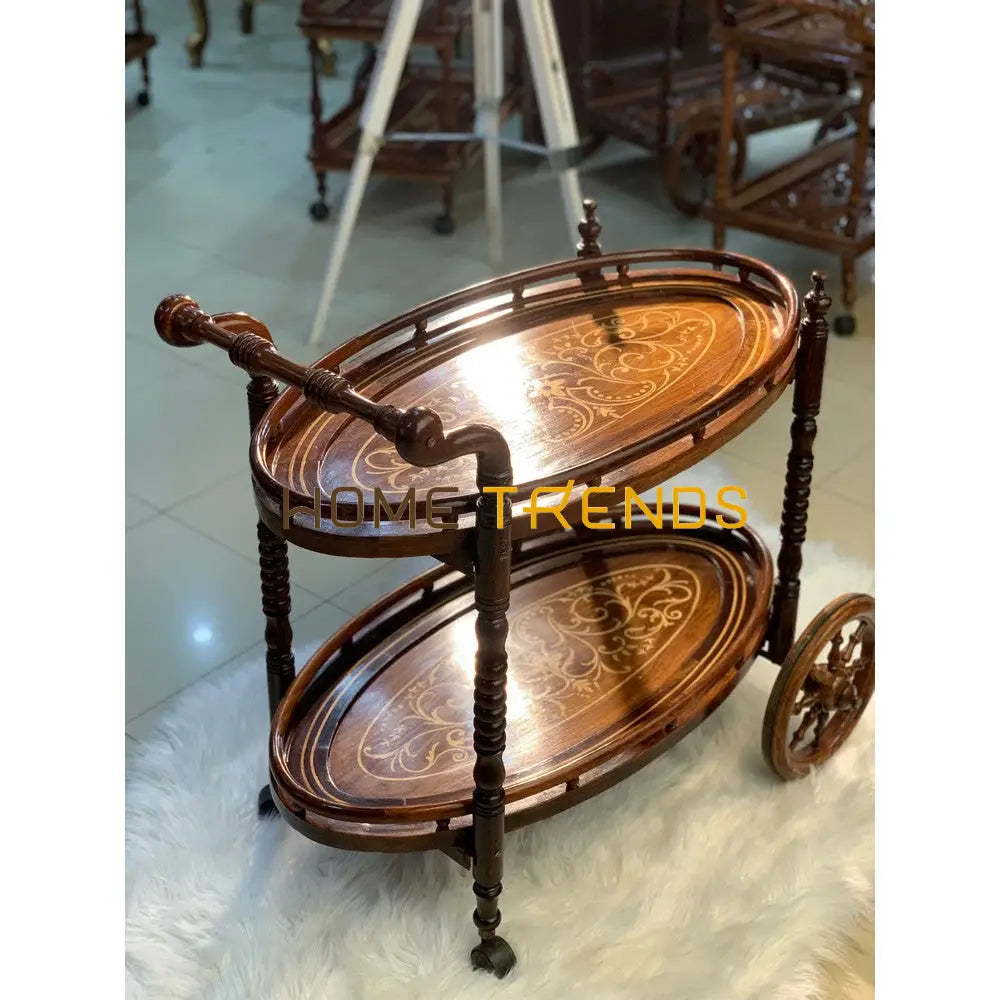 Diana Solid Wood Tea Trolley