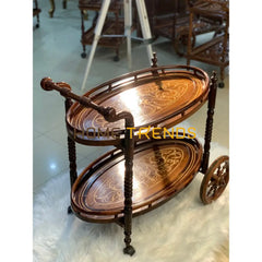 Diana Solid Wood Tea Trolley