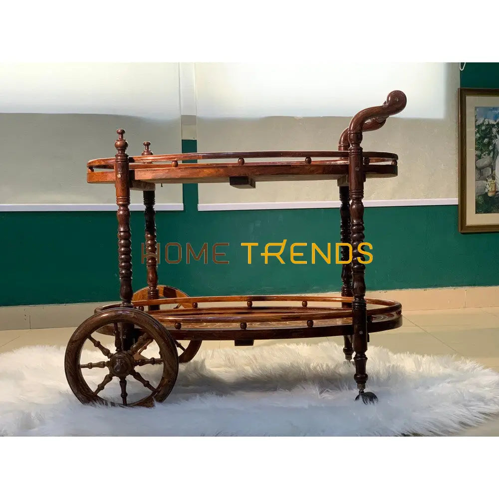 Diana Solid Wood Tea Trolley