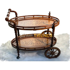 Diana Solid Wood Tea Trolley