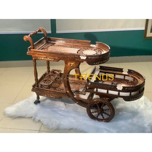 Duchess Hand Carved Tea Trolley