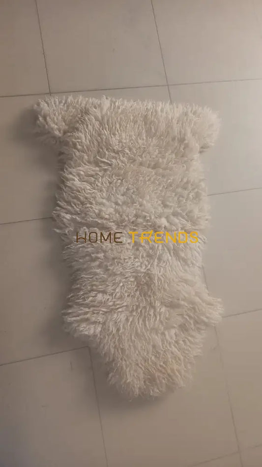 Emilia Small Fur Rug White