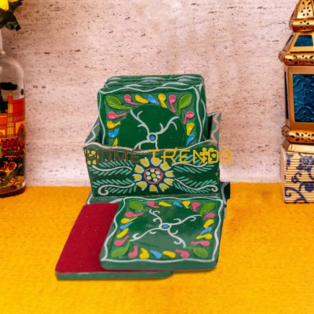 Floral Design Traditional Coaster Tea Mat Coasters