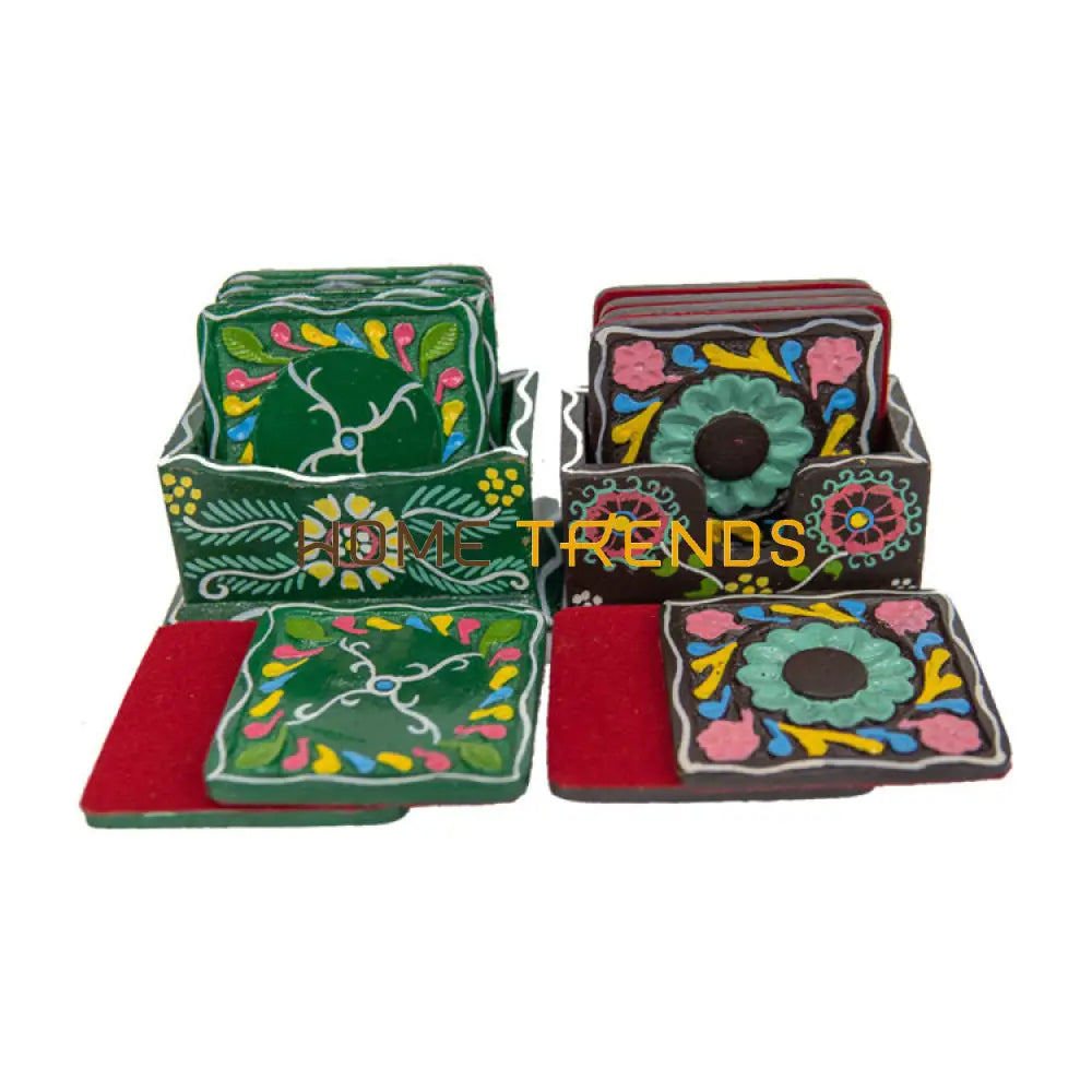 Floral Design Traditional Coaster Tea Mat Coasters