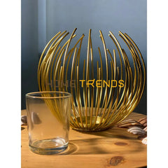 Golden Globe Large Candle Stand Stands