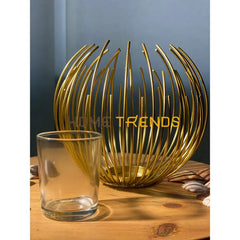 Golden Globe Large Candle Stand Stands