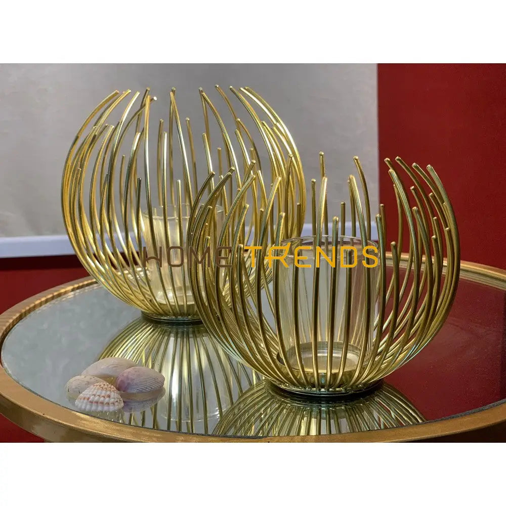 Golden Globe Large Candle Stand Stands