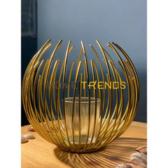 Golden Globe Large Candle Stand Stands