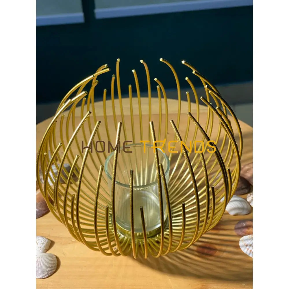 Golden Globe Large Candle Stand Stands