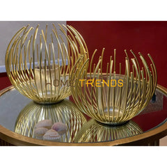 Golden Globe Large Candle Stand Stands