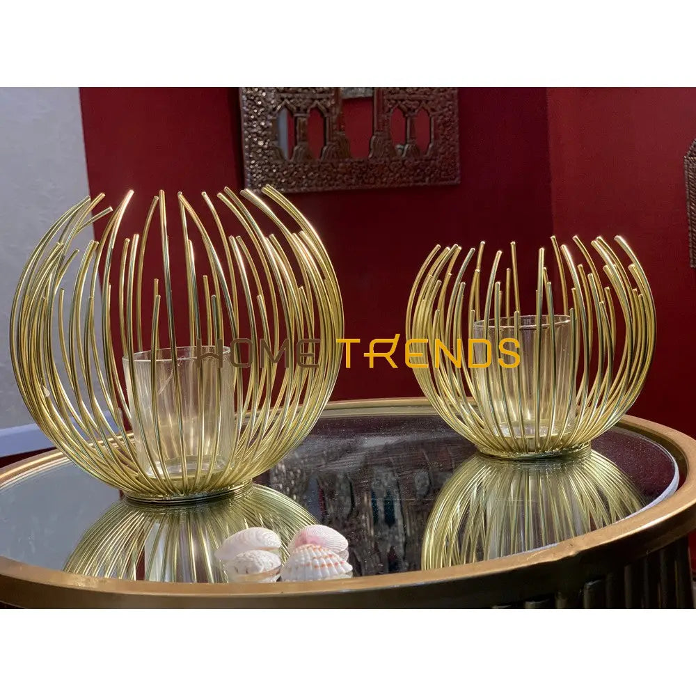 Golden Globe Large Candle Stand Stands