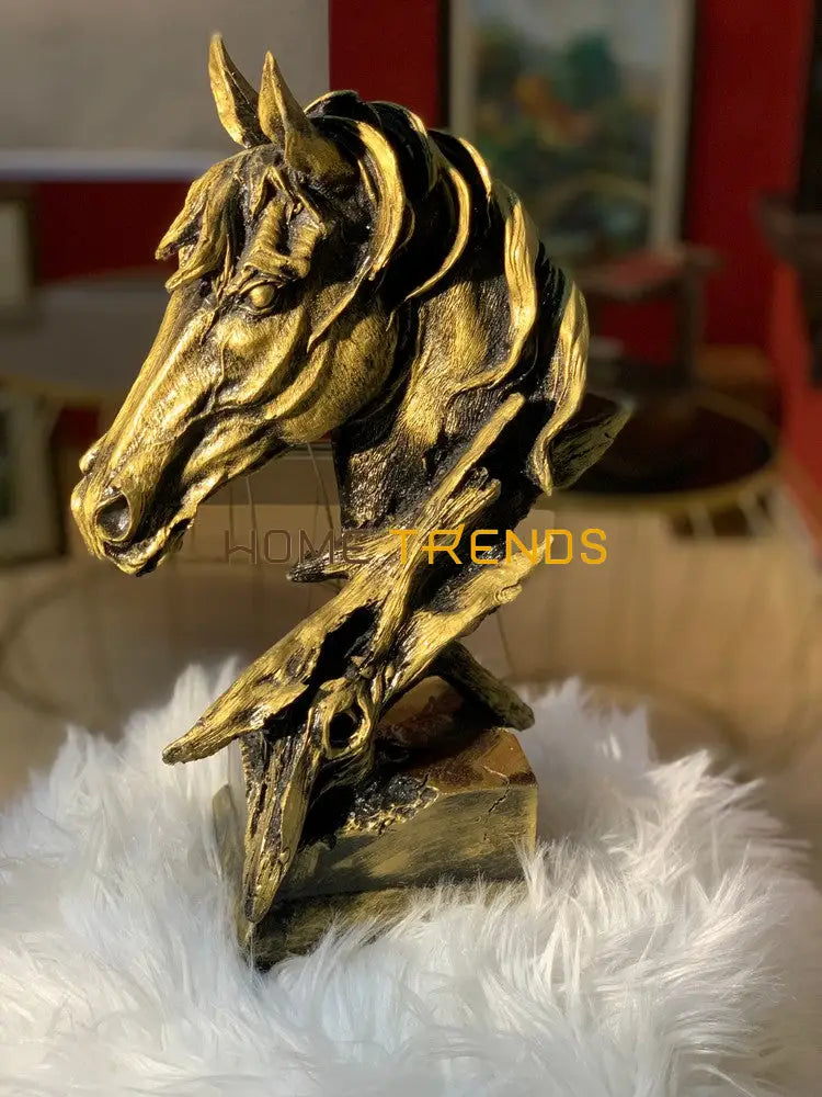 Golden Horse Statue Sculptures & Monuments