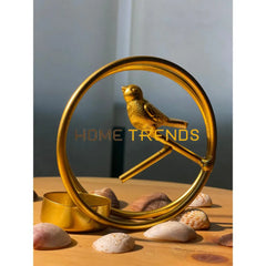 Golden Sparrow Candle Holder Stands