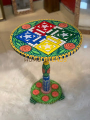 Green 18 Ludo Star Table Accent Tables
