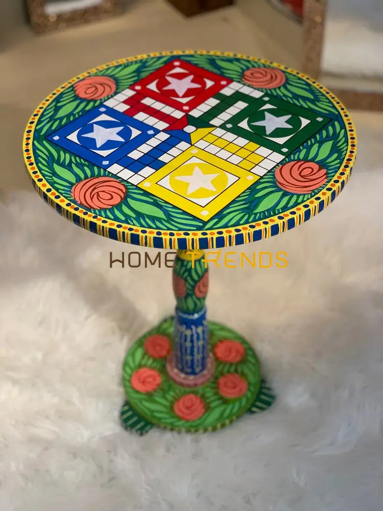 Green 18 Ludo Star Table Accent Tables