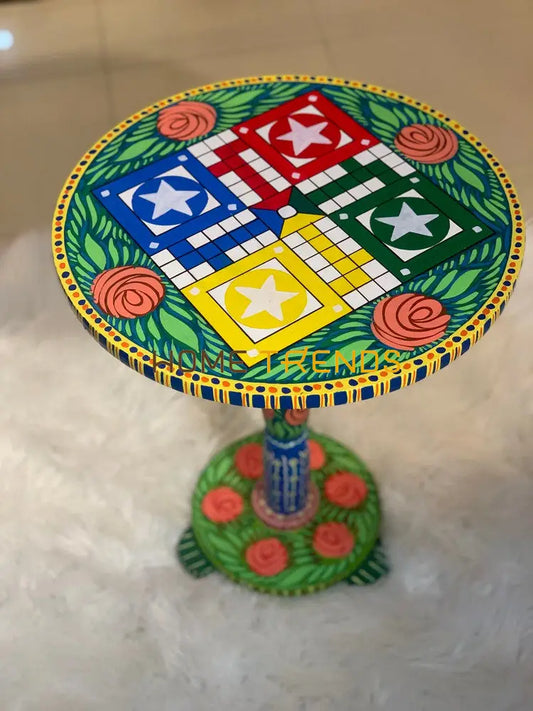 Green 18 Ludo Star Table Accent Tables
