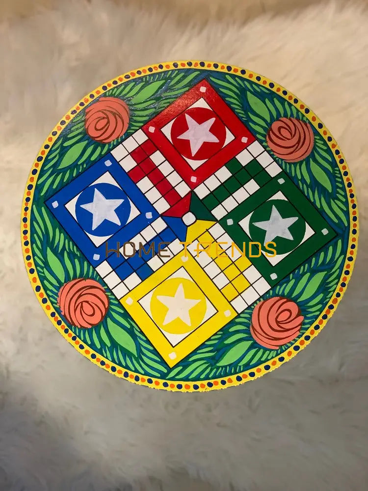 Green 18 Ludo Star Table Accent Tables