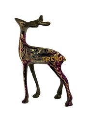 Handcrafted Brass 5 Deer Sculptures & Monuments