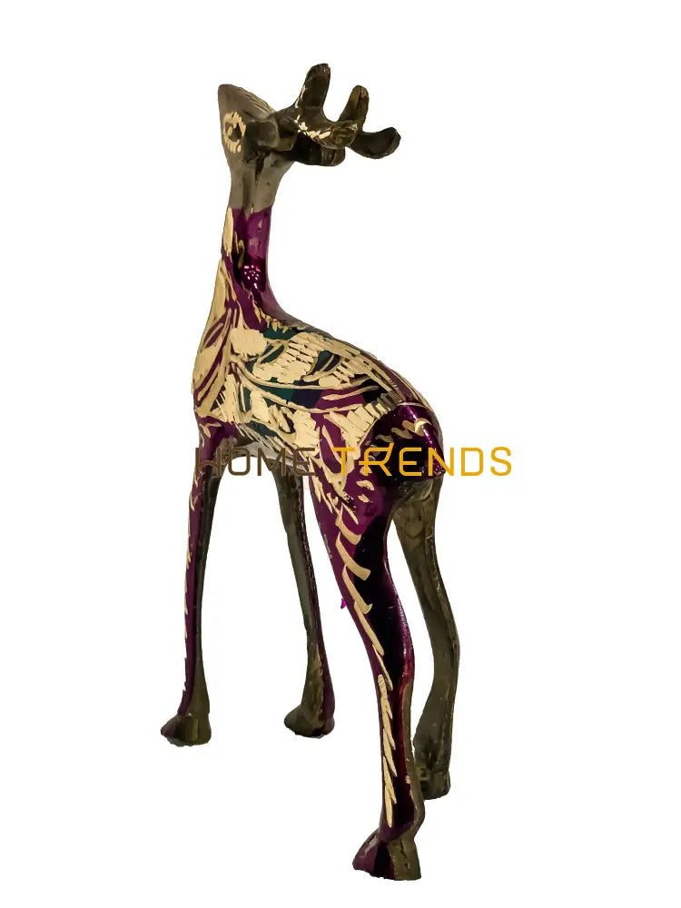 Handcrafted Brass 5 Deer Sculptures & Monuments