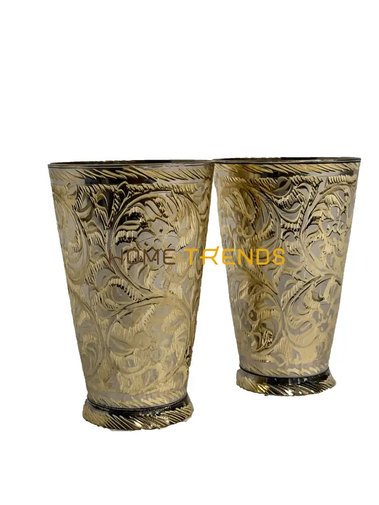 Handcrafted Brass 5.5 Glass Miscellaneous Decor