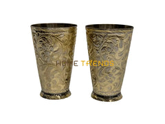 Handcrafted Brass 5.5 Glass Miscellaneous Decor