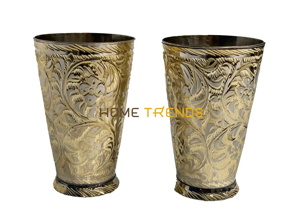 Handcrafted Brass 5.5 Glass Miscellaneous Decor