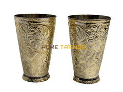 Handcrafted Brass 5.5 Glass Miscellaneous Decor