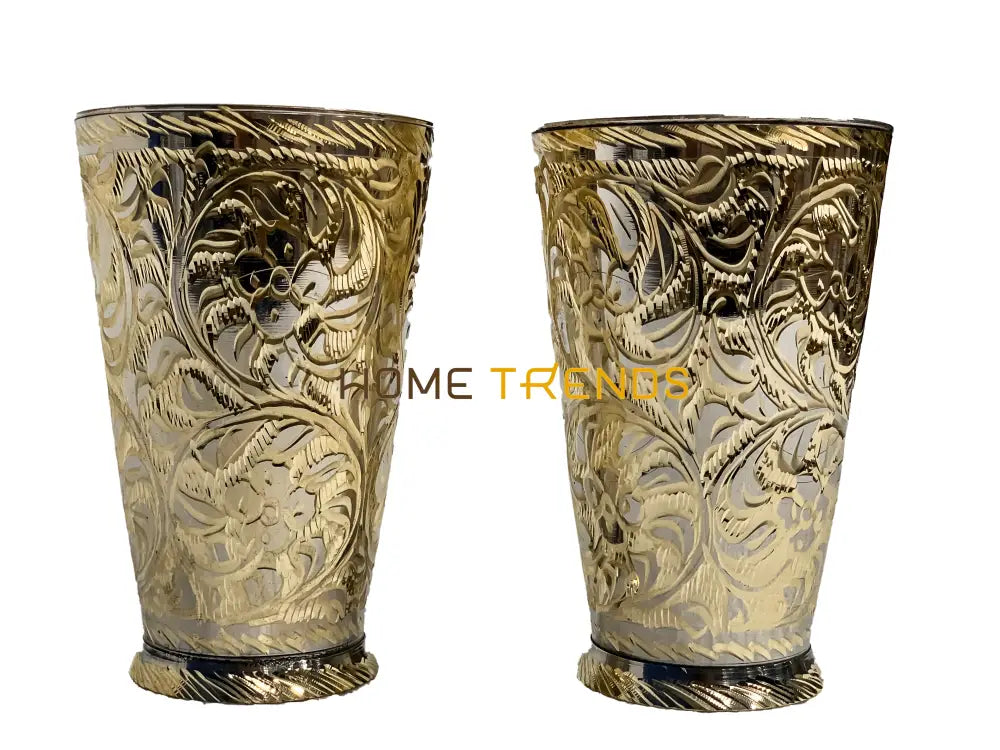 Handcrafted Brass 5.5 Glass Miscellaneous Decor