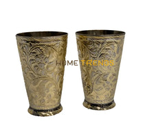 Handcrafted Brass 5.5 Glass Miscellaneous Decor