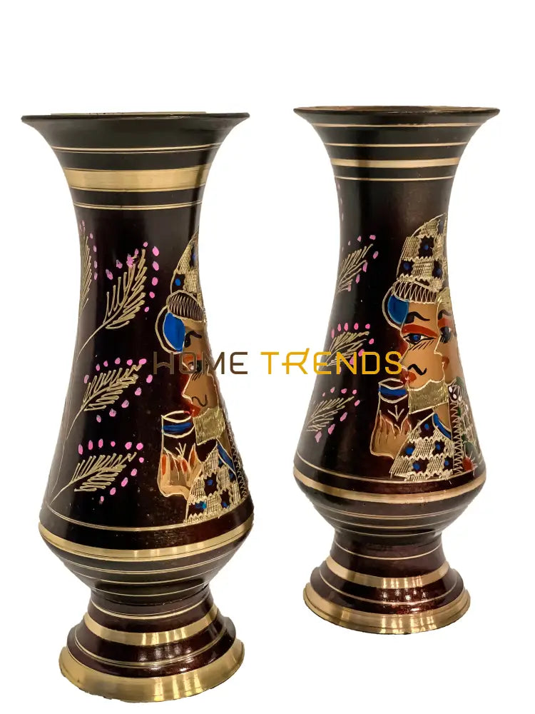 Handcrafted Brass 7 Vase Vases