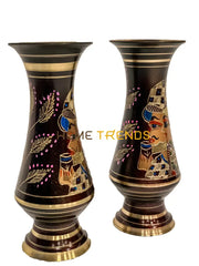 Handcrafted Brass 7 Vase Vases