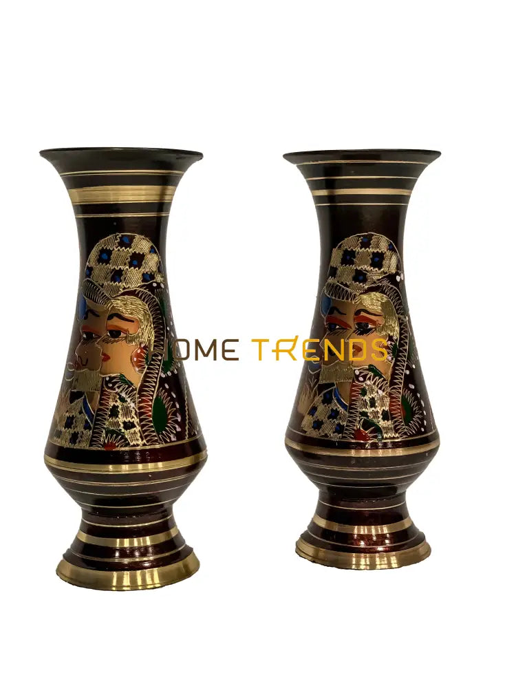 Handcrafted Brass 7 Vase Vases