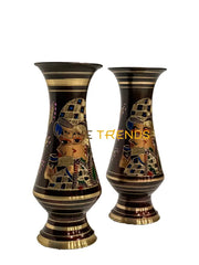 Handcrafted Brass 7 Vase Vases