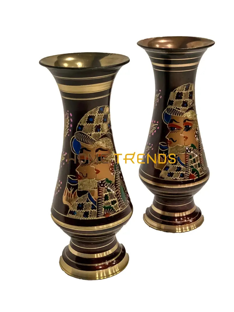 Handcrafted Brass 7 Vase Vases