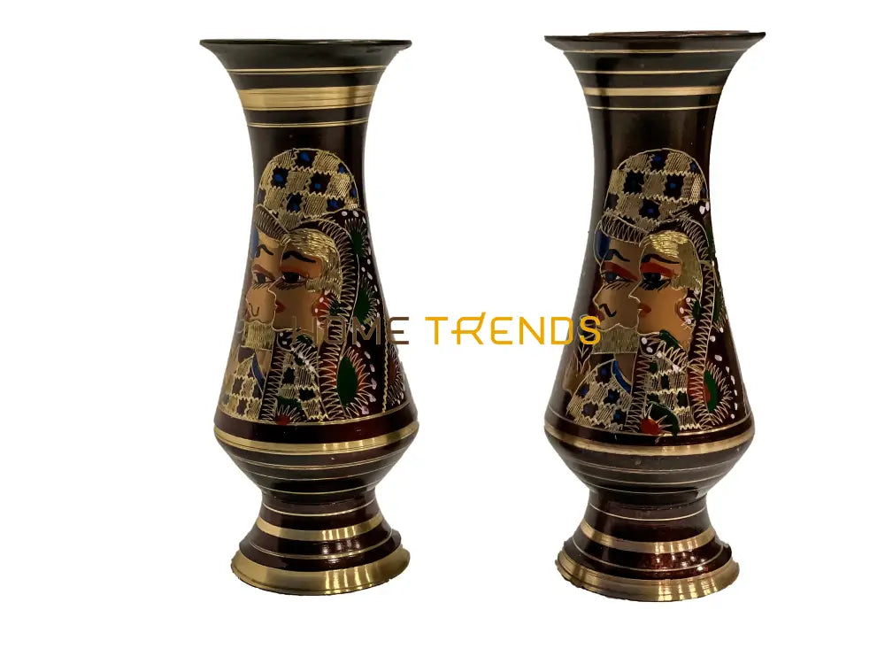 Handcrafted Brass 7 Vase Vases