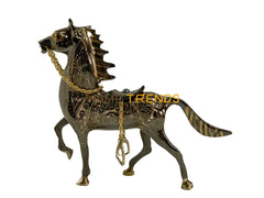 Handcrafted Brass 8 Horse Sculptures & Monuments