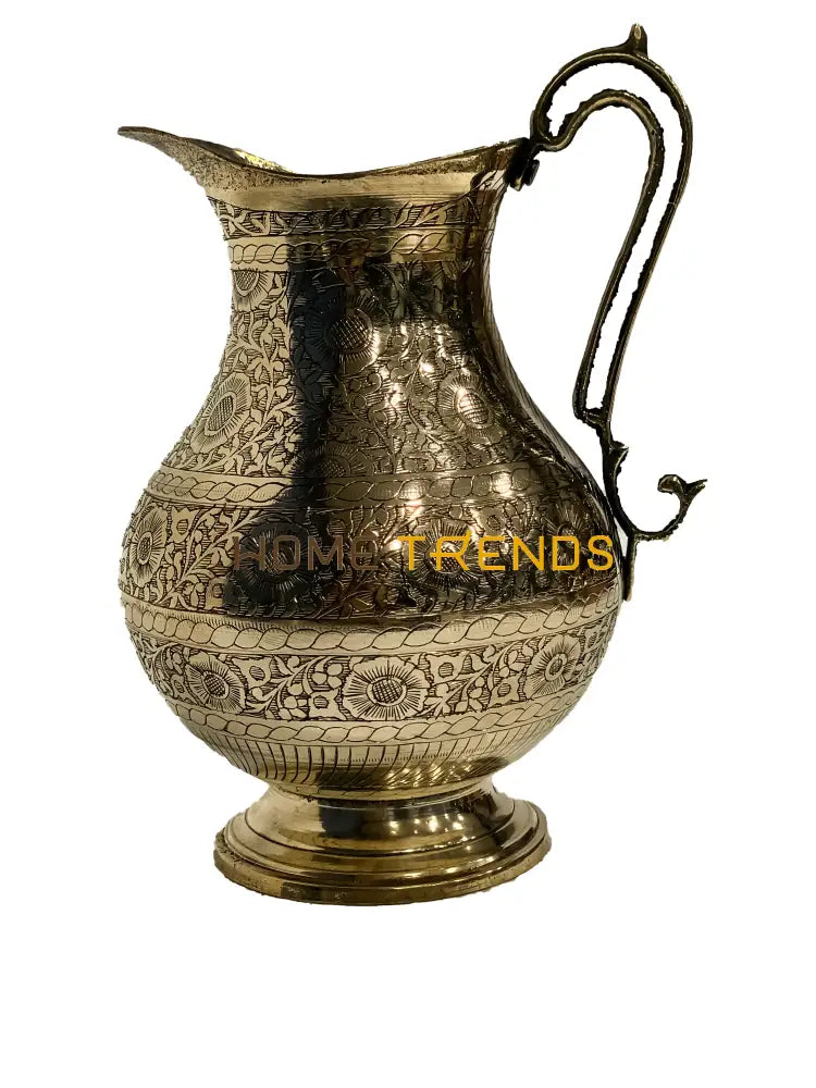 Handcrafted Brass 9 Jug Miscellaneous Decor