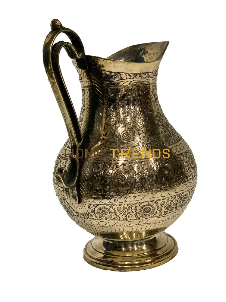 Handcrafted Brass 9 Jug Miscellaneous Decor