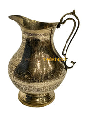 Handcrafted Brass 9 Jug Miscellaneous Decor