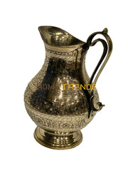 Handcrafted Brass 9 Jug Miscellaneous Decor