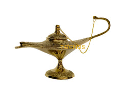 Handcrafted Brass Alla Din Lamp Miscellaneous Decor