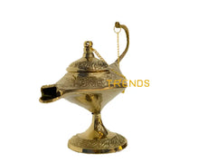 Handcrafted Brass Alla Din Lamp Miscellaneous Decor