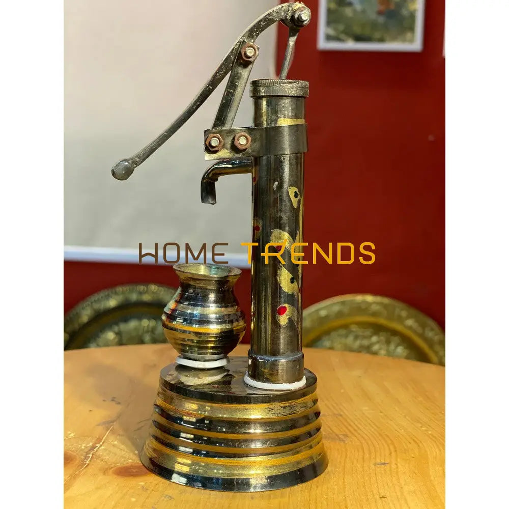 Handcrafted Brass Bronze Hand Pump Misc
