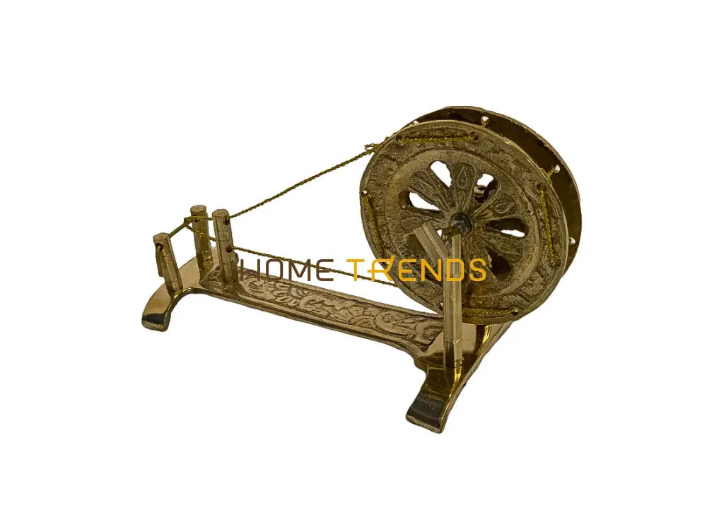 Handcrafted Brass Charkha Miscellaneous Decor