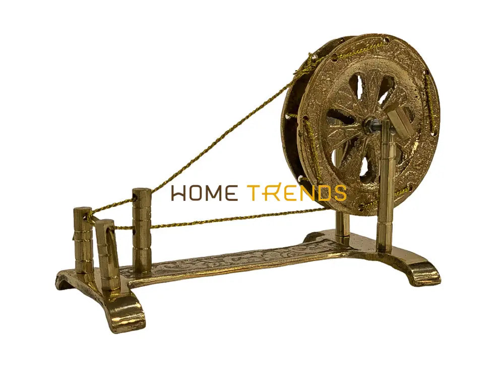 Handcrafted Brass Charkha Miscellaneous Decor