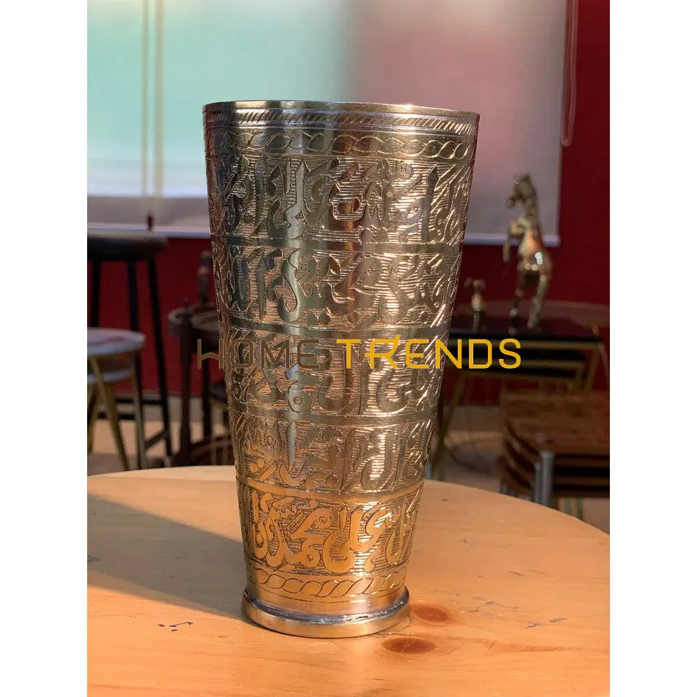 Handcrafted Brass Darood Shareef Print 7 Glass Miscellaneous Decor