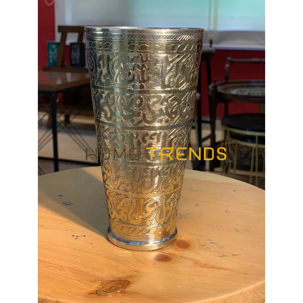 Handcrafted Brass Darood Shareef Print 7 Glass Miscellaneous Decor